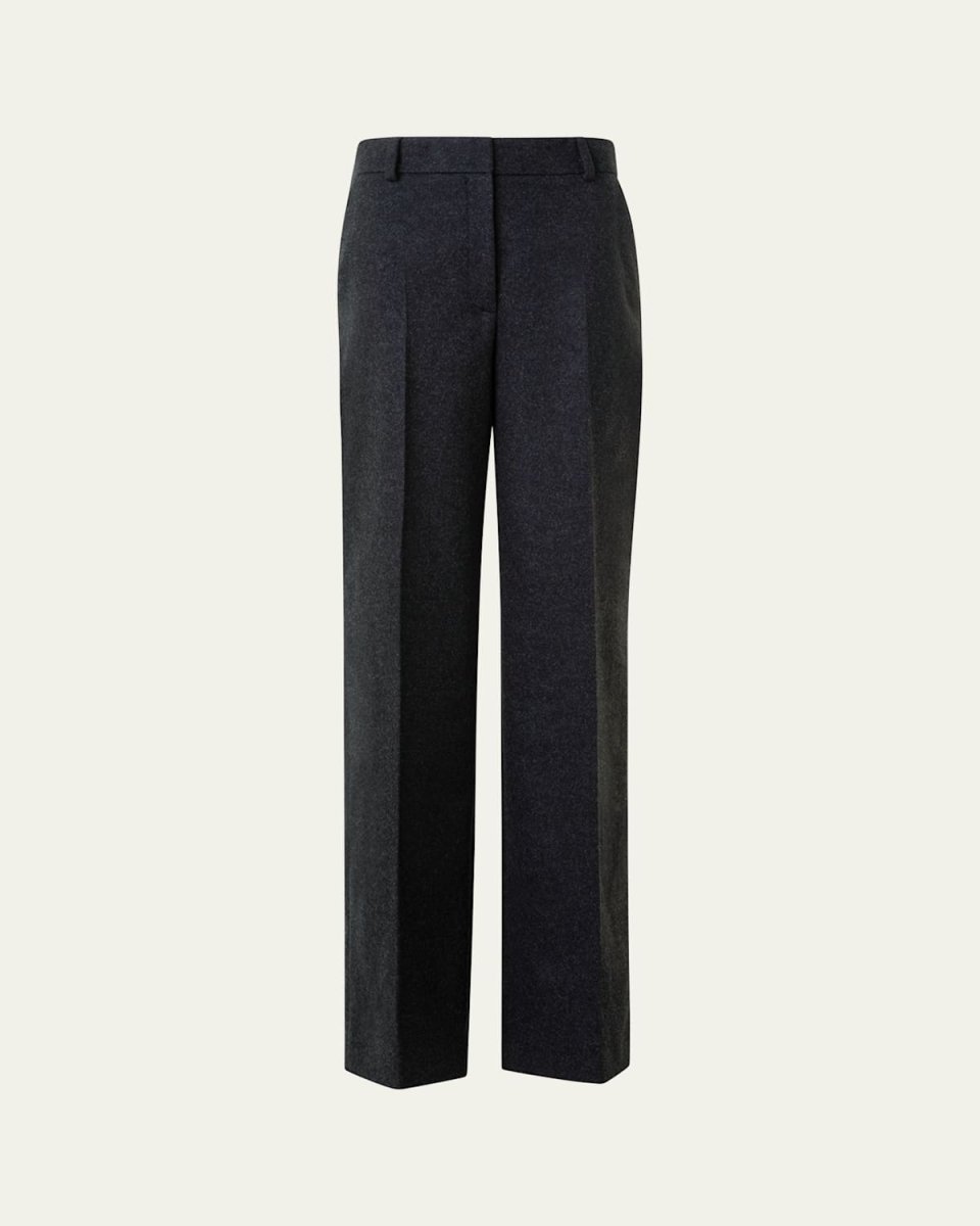 Signature Jersey Wide-Leg Pants